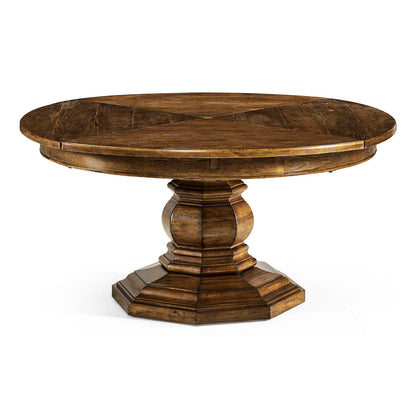 Casually Country Round Solid Wood Dining Table