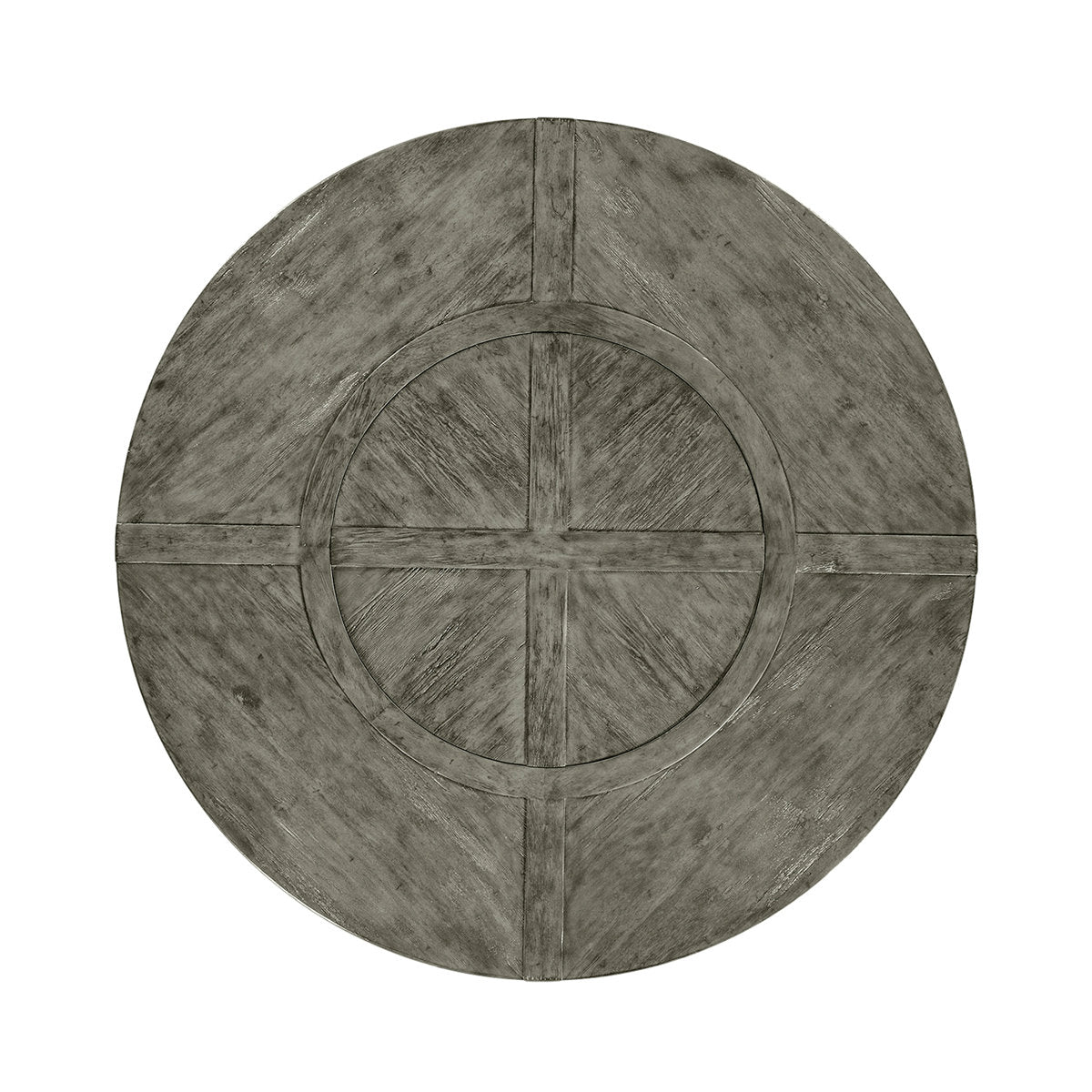Casually Country Round Walnut Wood Dining Table