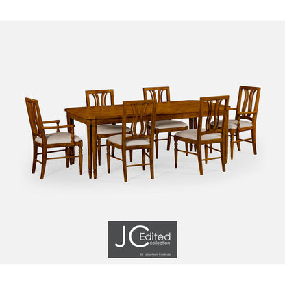 Casually Country Solid Wood Dining Table