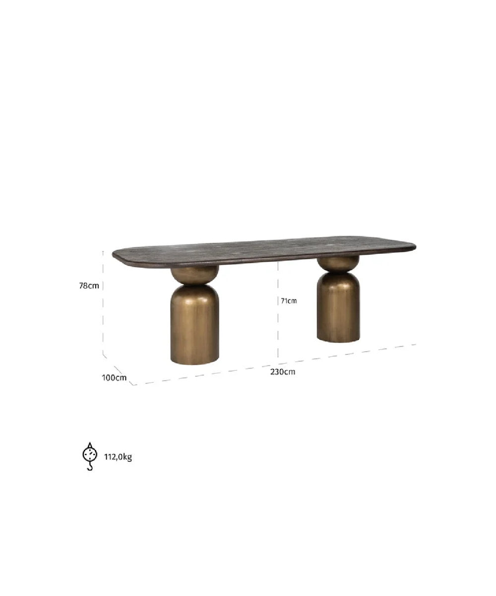 Cavo Solid Wood Dining Table