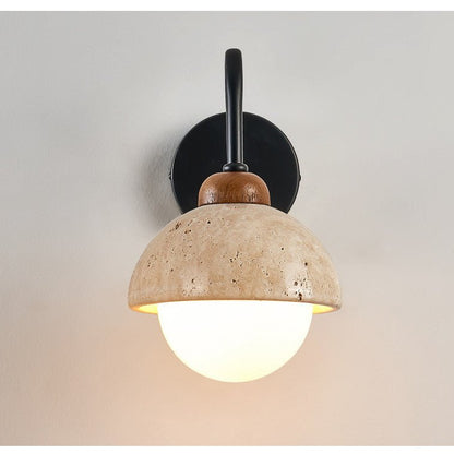 Celestia Travertine Wall Light