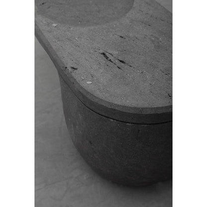 Centro Coffee Table Handcarved Volcanic Stone By Andean, One-Of-A-Kind