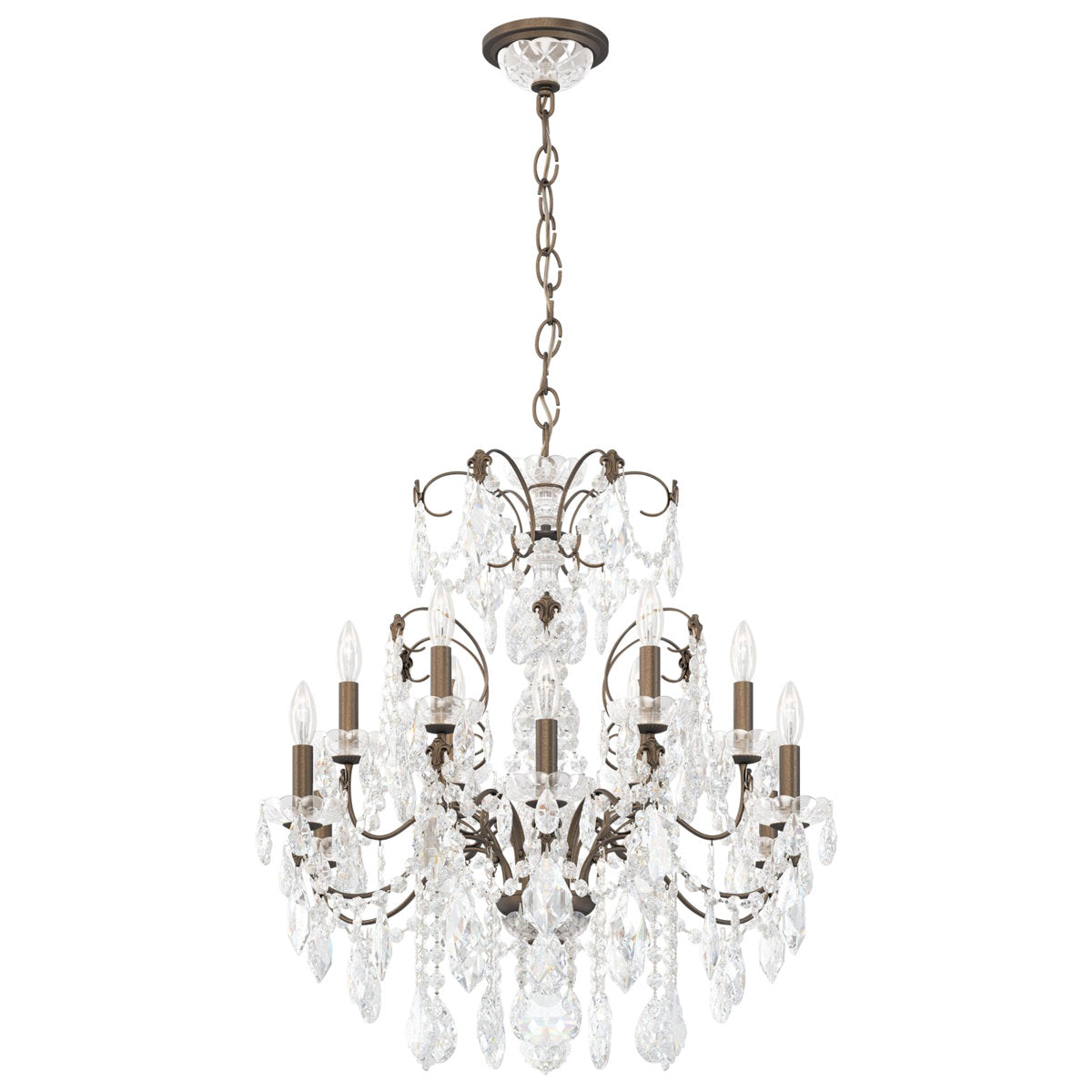 Century 12 - Light Glass Chandelier