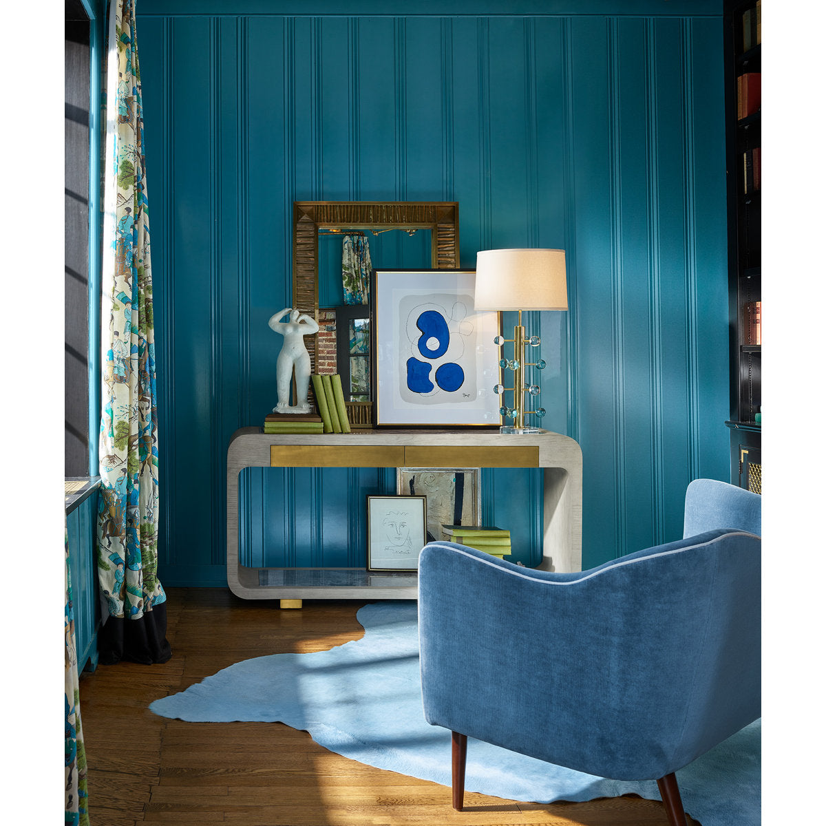 Chalamet 65'' W Solid Wood Console Table