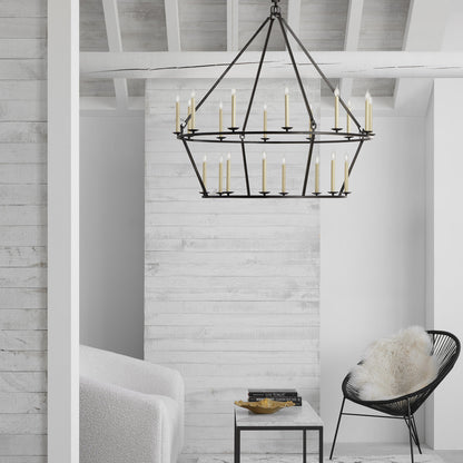 Chapman & Myers Darlana Two-Tier Chandelier