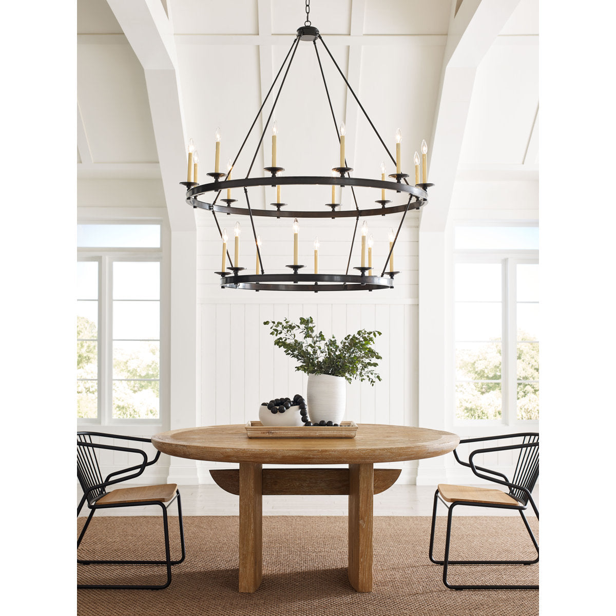 Chapman & Myers Launceton Two Tiered Chandelier