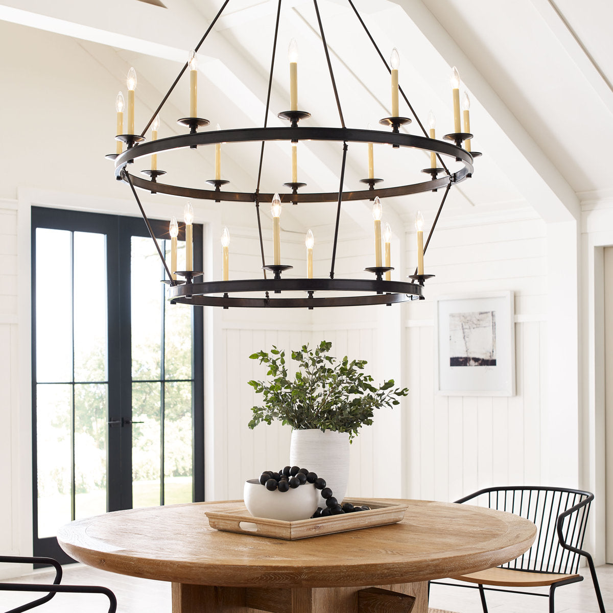 Chapman & Myers Launceton Two Tiered Chandelier