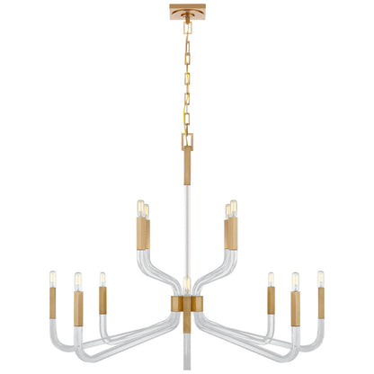 Chapman & Myers Reagan Medium Two Tier Chandelier