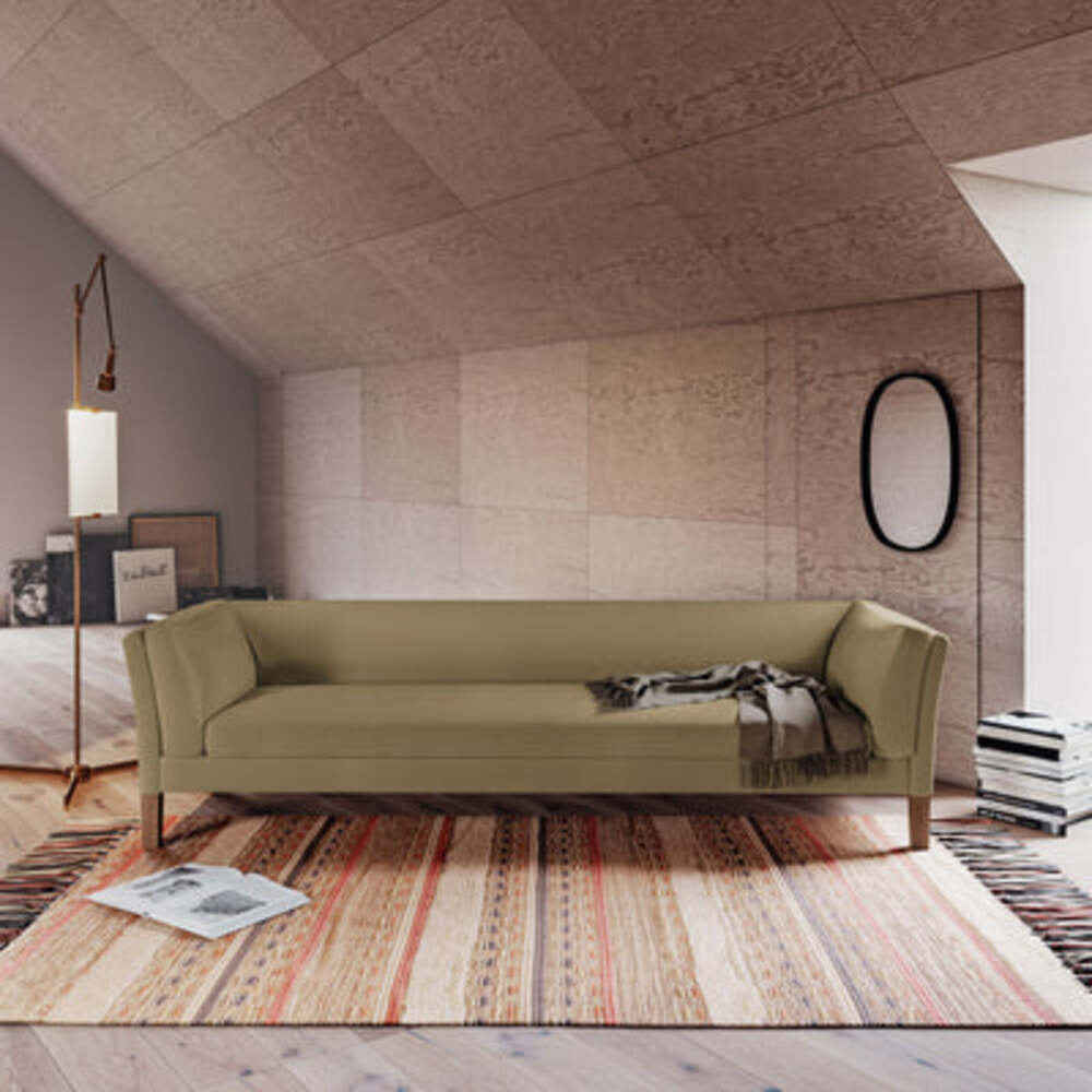 Charlton Flared Shelter-Arm Sofa
