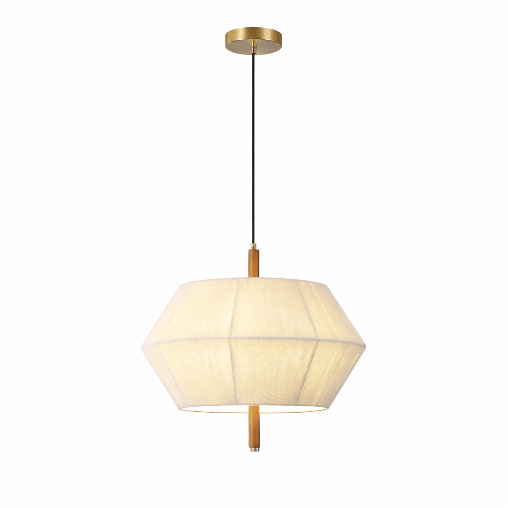 Soren Linen Geometric Pendant Lamp