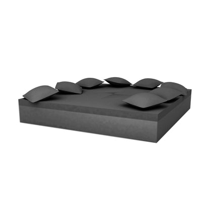 Chill Bed - 8 Pillows - 90.5" X 90.5" - Basic - Beige
