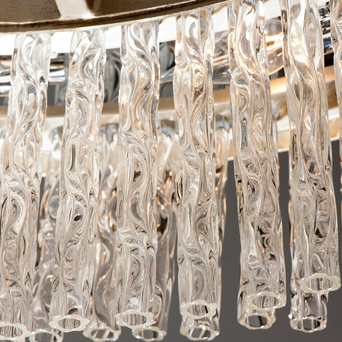 Chime 8-Light Unique / Statement Wagon Wheel Chandelier