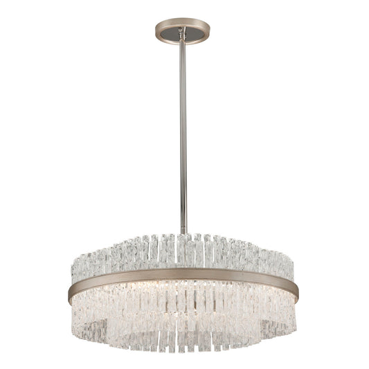 Chime 8-Light Unique / Statement Wagon Wheel Chandelier