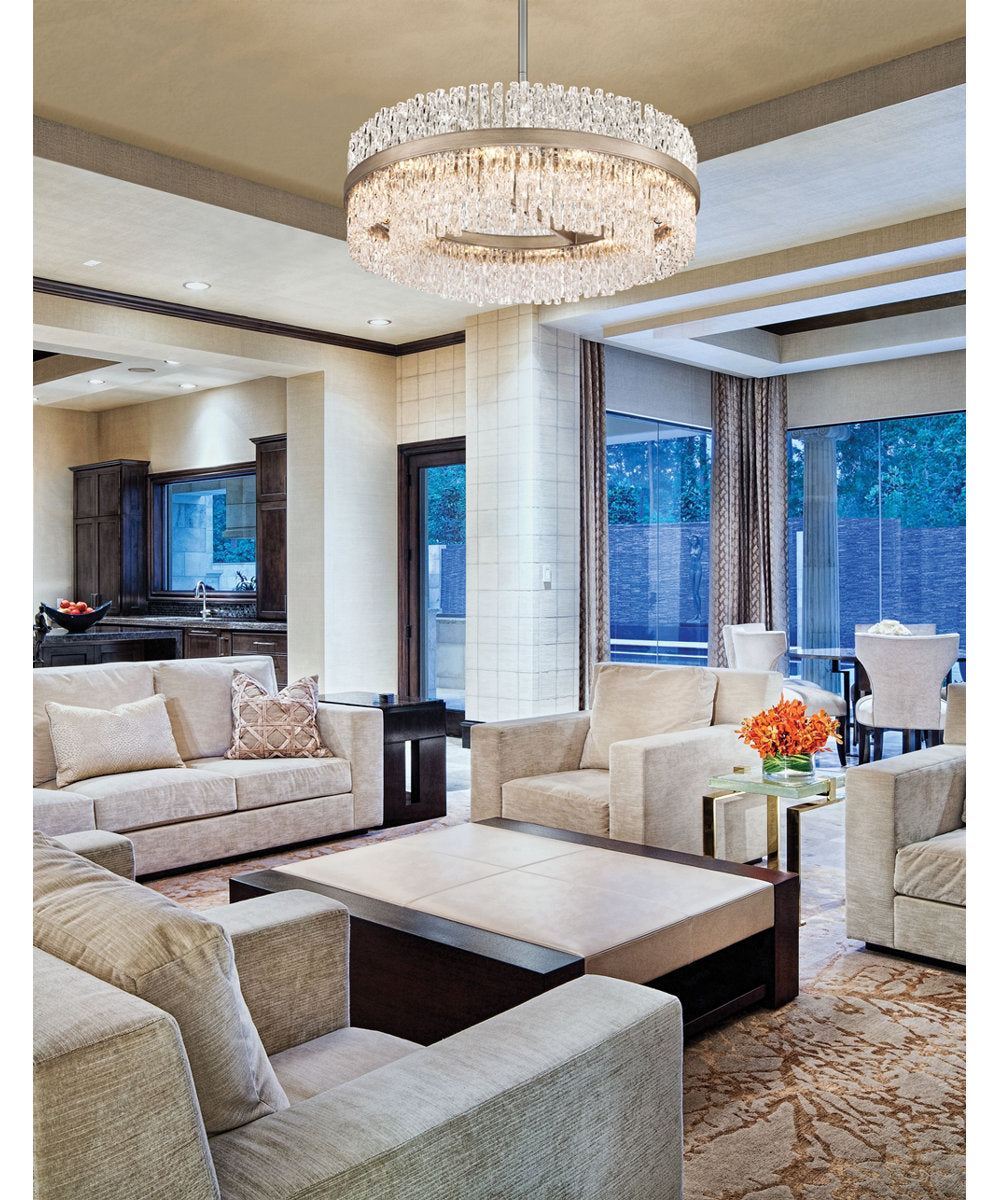 Chime 8-Light Unique / Statement Wagon Wheel Chandelier