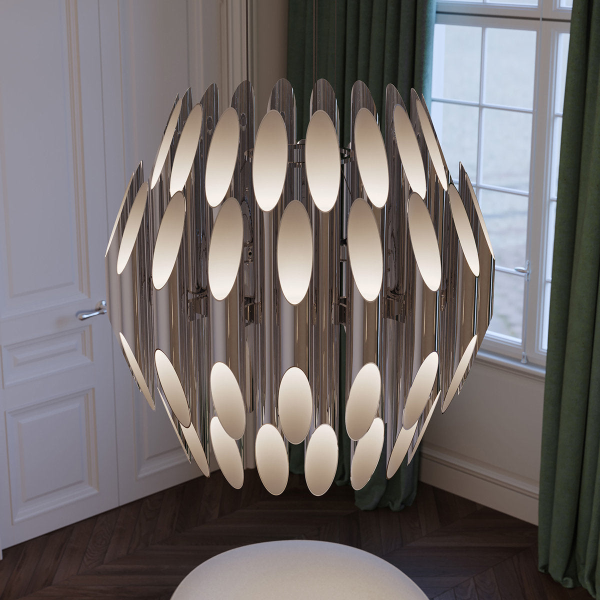 Chimes 72 - Light LED Chandelier