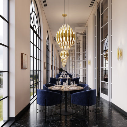 Chimes 90 - Light LED Chandelier