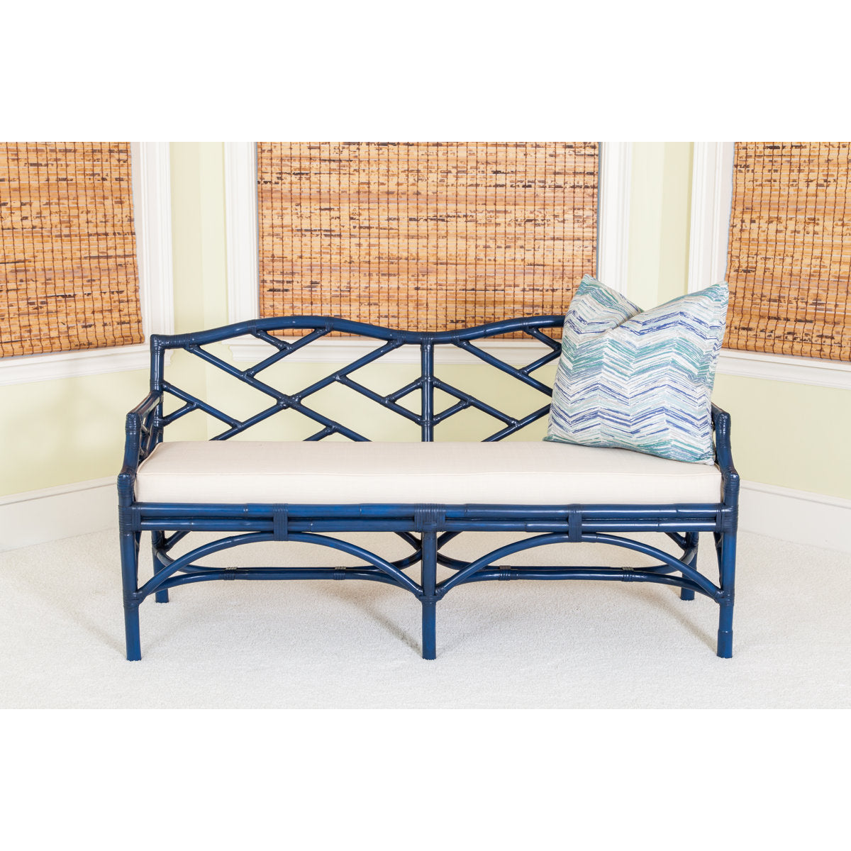 Chippendale Upholstered Bench