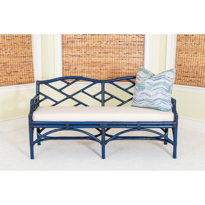 Chippendale Upholstered Bench