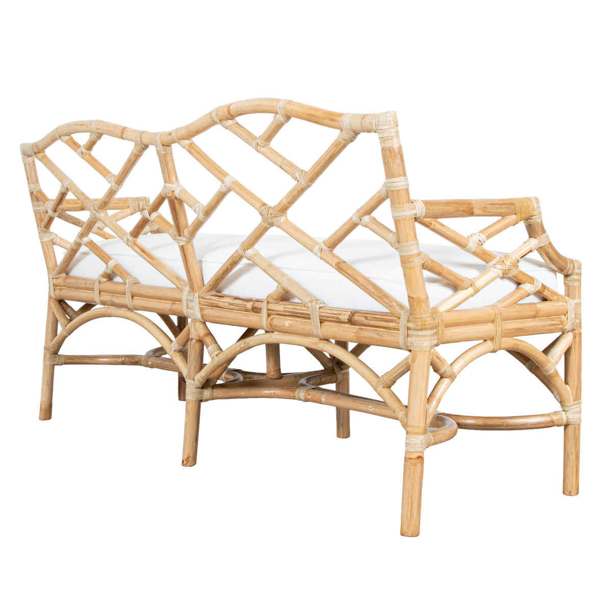 Chippendale Upholstered Bench