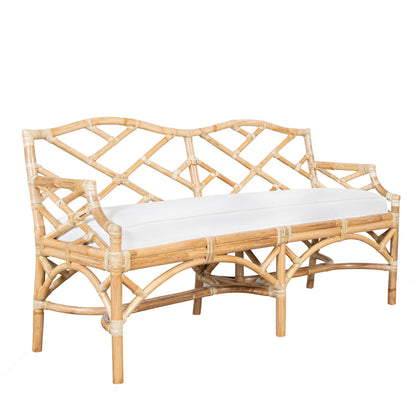 Chippendale Upholstered Bench
