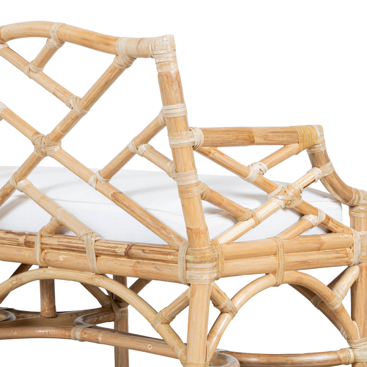 Chippendale Upholstered Bench