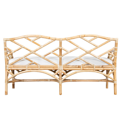 Chippendale Upholstered Bench