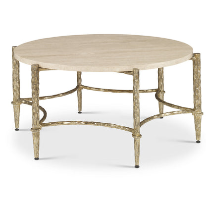 Chiseled Stone Cocktail Table