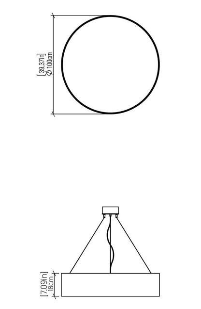 Cil铆ndrico 3 - Light Chandelier