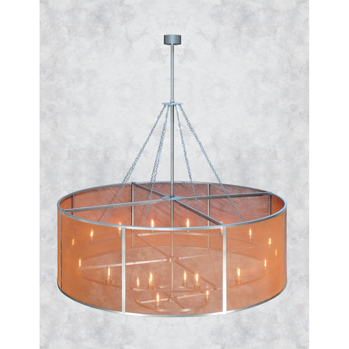 Cilindro Rame 20 - Light Chandelier