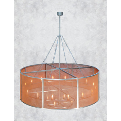Cilindro Rame 20 - Light Chandelier