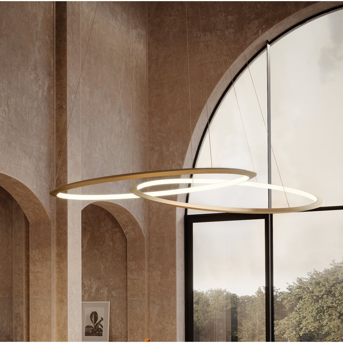 Circular 1 - Light LED Chandelier
