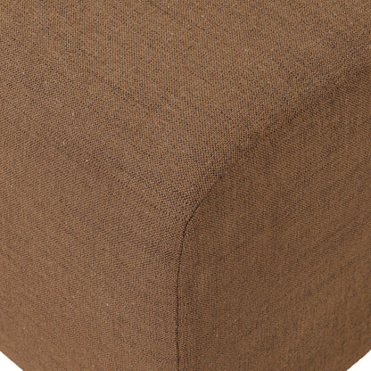 Clemence Dining Banquette L Shape 127"-Crypton Nomad Mushroom
