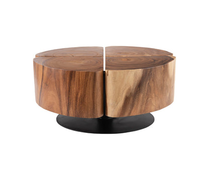 Clover Core Coffee Table, Natural