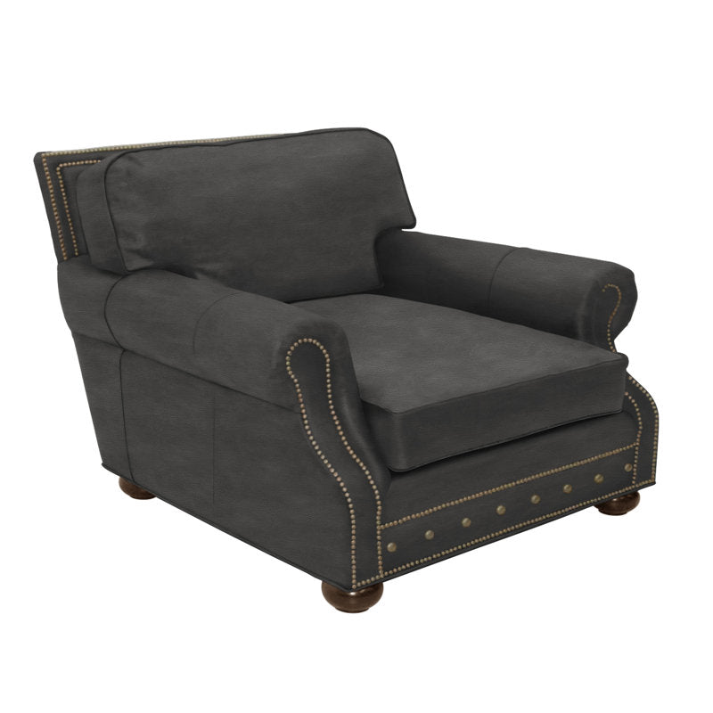 Club Chair Chair with Ottoman