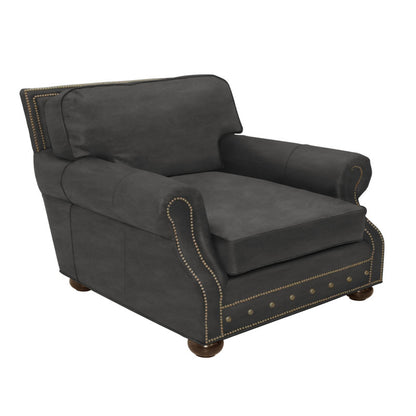 Club Chair Chair with Ottoman
