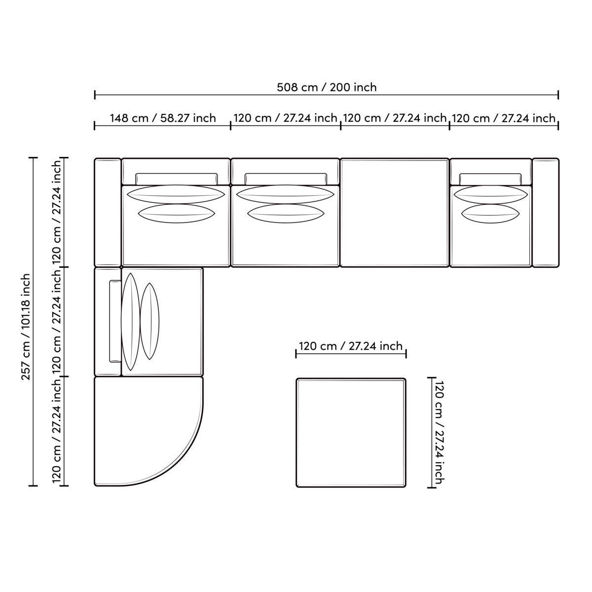 Club Modular Sectional