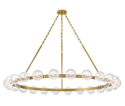 Coco 24 - Light Steel Dimmable Wagon Wheel Chandelier