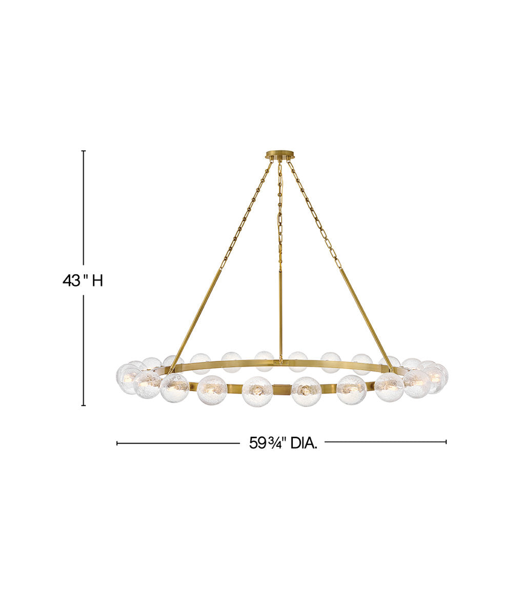 Coco 24 - Light Steel Dimmable Wagon Wheel Chandelier