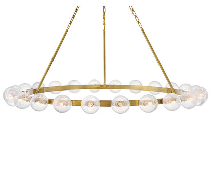 Coco 24 - Light Steel Dimmable Wagon Wheel Chandelier