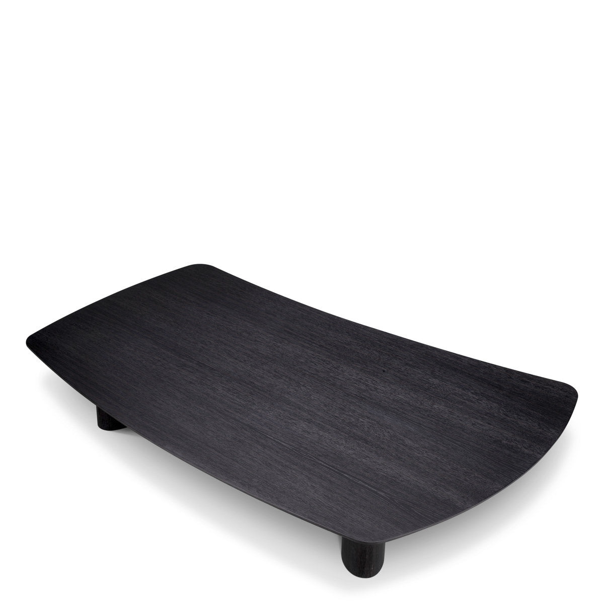Coffee Table Bergman Charcoal Gray Oak Veneer - Legs Set Of 3
