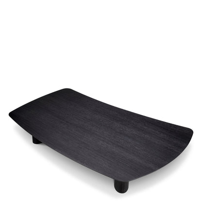 Coffee Table Bergman Charcoal Gray Oak Veneer - Legs Set Of 3