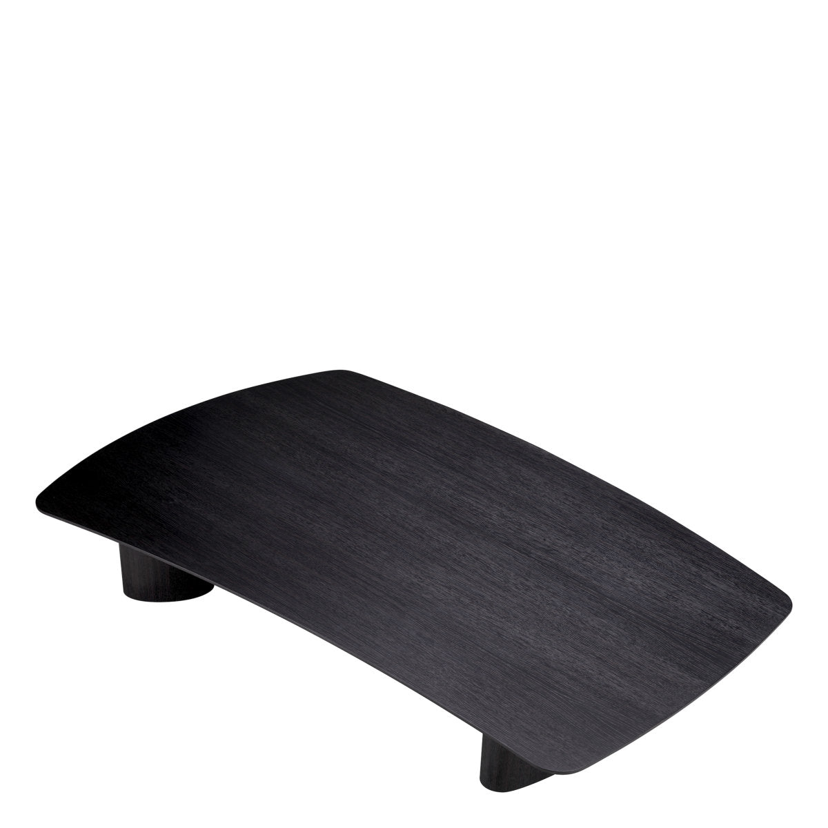 Coffee Table Bergman Charcoal Gray Oak Veneer - Legs Set Of 3