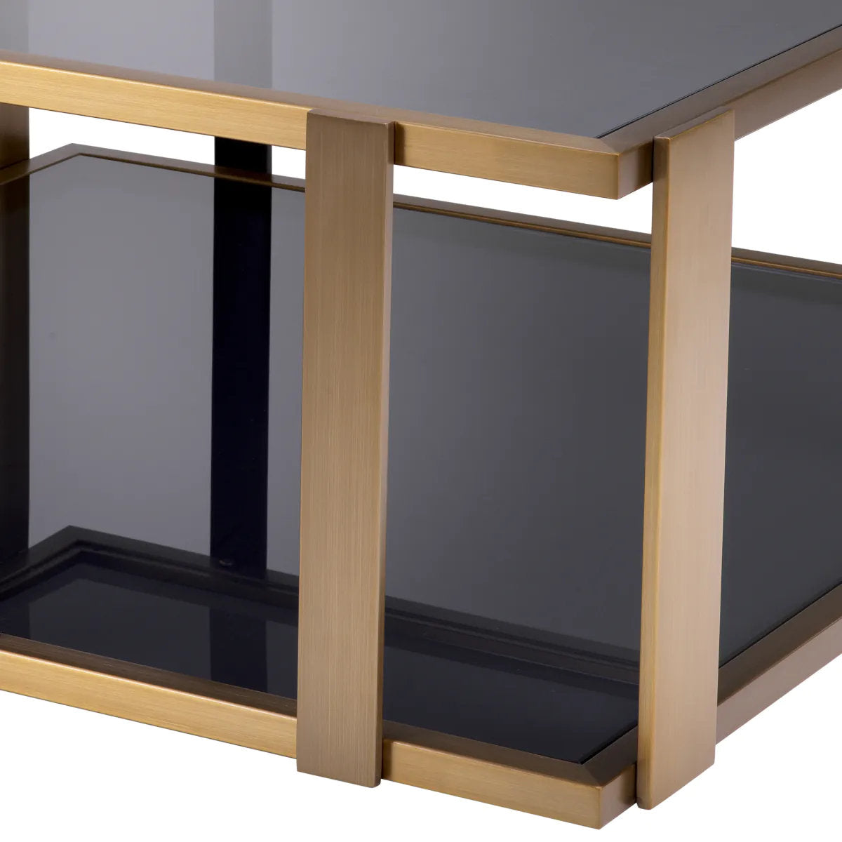 Coffee Table Clio Brushed Brass Finish - Frame