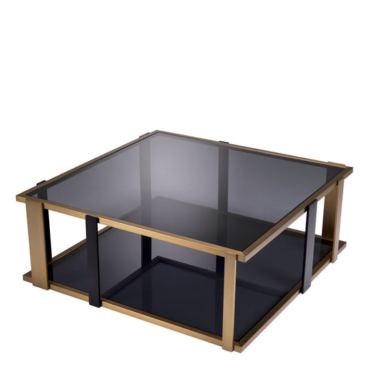 Coffee Table Clio Brushed Brass Finish - Frame