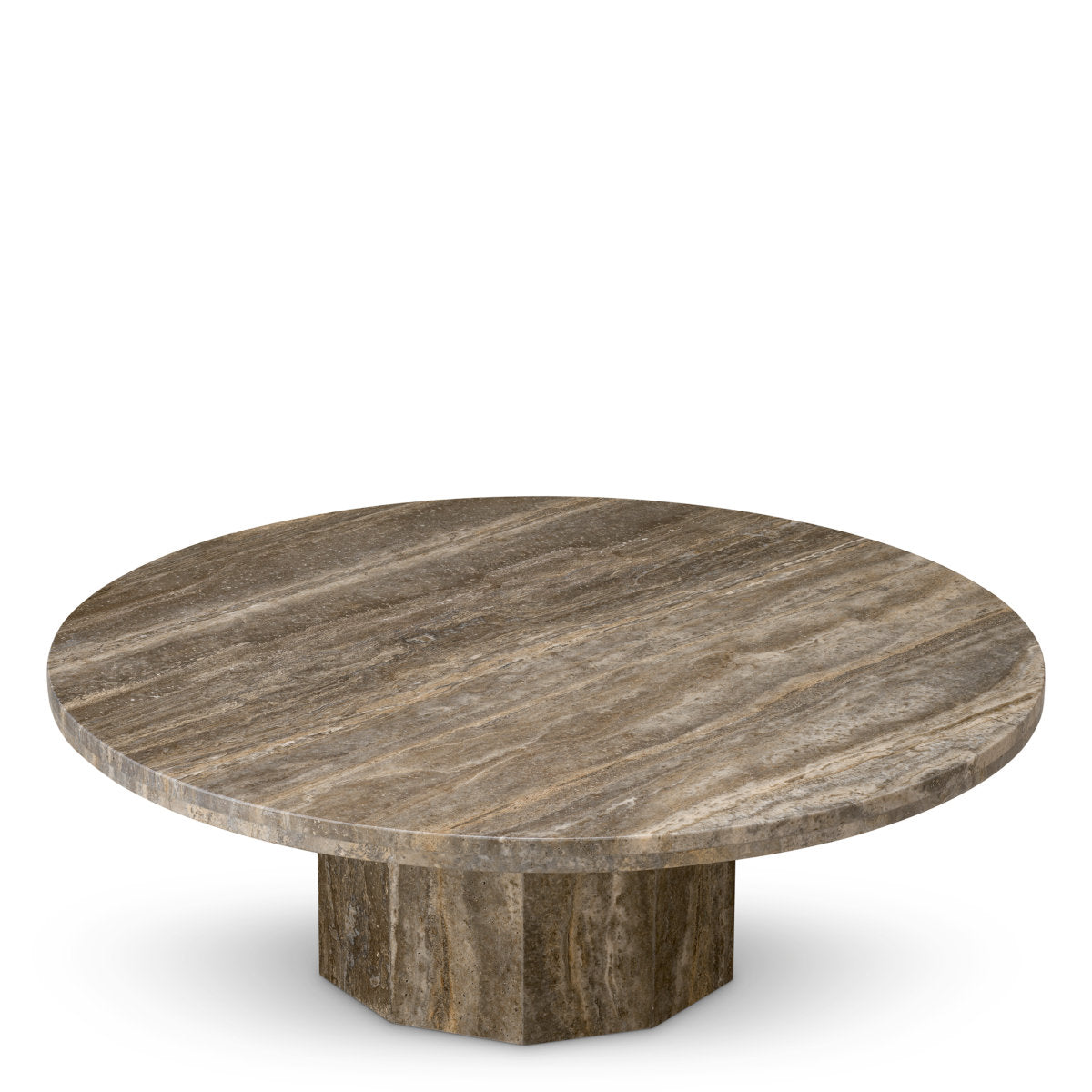 Coffee Table Florence Silver Travertine