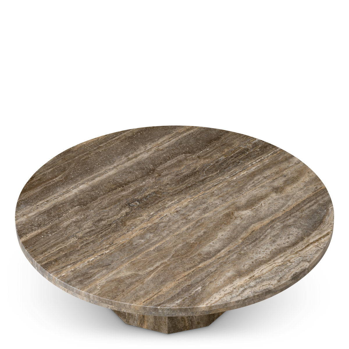 Coffee Table Florence Silver Travertine
