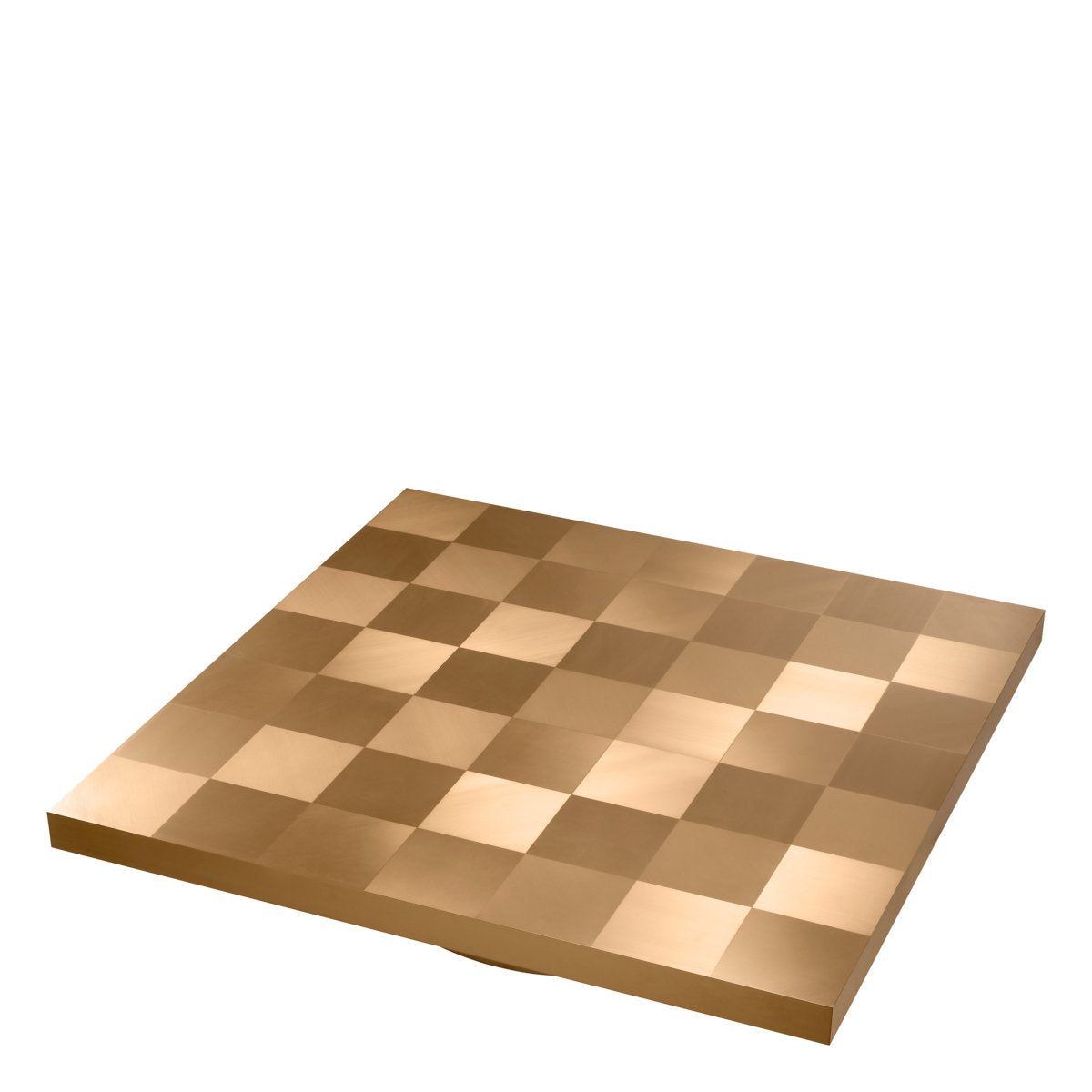 Coffee Table Laporte Brushed Brass Finish - Top