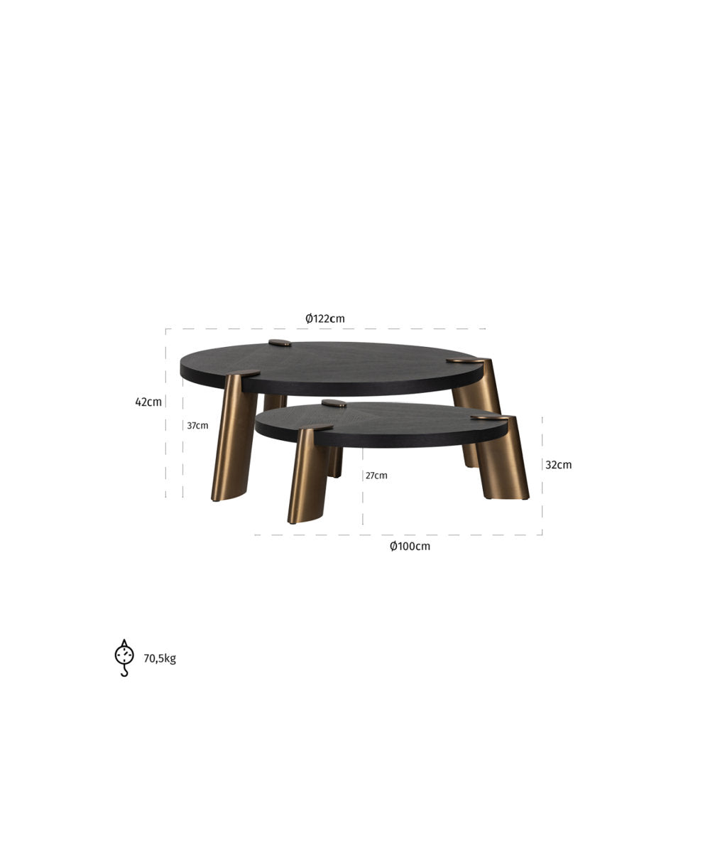 Coffee Table Nesting Coffee Table (Set of 2)