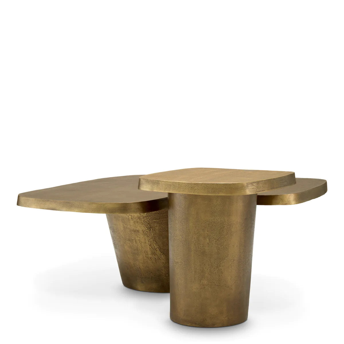 Coffee Table Pierro Vintage Brass Finish