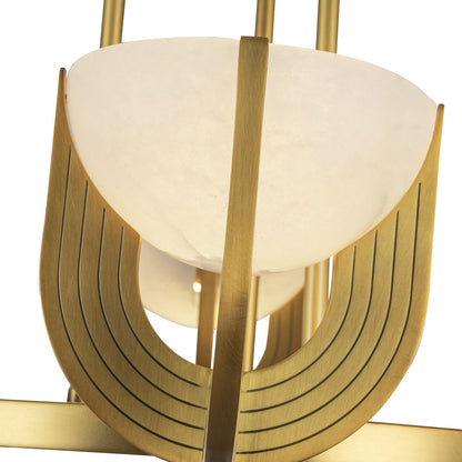 Colette Steel LED Chandelier by Elisa Carlucci